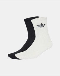adidas Originals - 2-Pack Fluffy Crew Socks