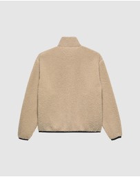Tommy Jeans - Relaxed Badge Zip Through Teddy