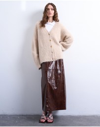 TOPSHOP - Knitted Premium Alpaca Cardigan