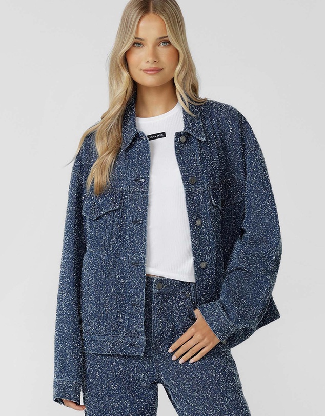 Lorna Jane - Valentina Boucle Denim Jacket
