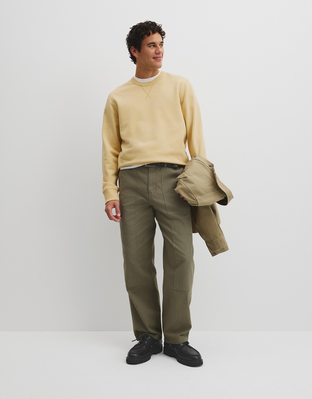 Country Road - Australian Cotton Garment Dyed Workwear Crew Sweat