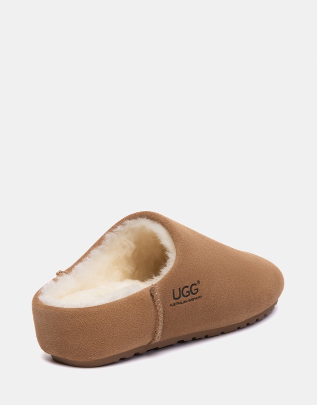 EVERAU - Australian Shepherd Ugg Somni Cow Suede Upper Loafer Oxfords Flats