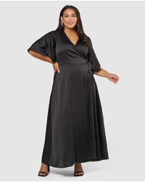 Pink Dusk by Curve Project - Glitz and Glam Maxi Dress