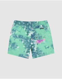 Santa Cruz - Industrial Dot Mono Boardshorts - Teens