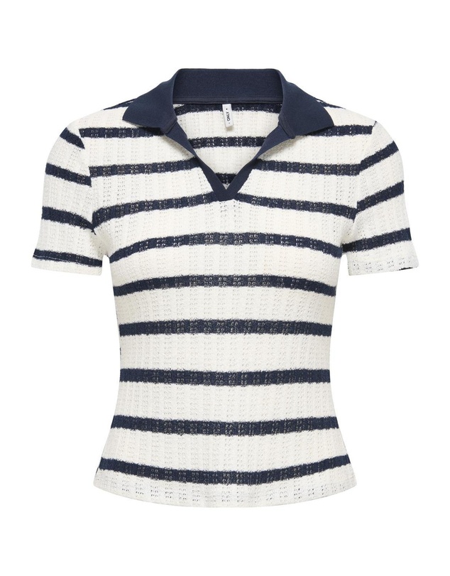 ONLY - Halia Striped Polo Top