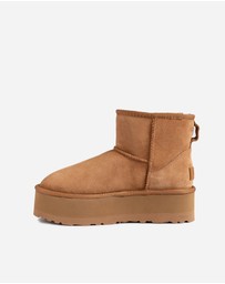 Ozwear Connection Uggs - Ugg Classic Platform Mini Boots
