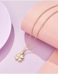 Mestige Kids - Cute as a Clover Necklace - 18K Gold Plated