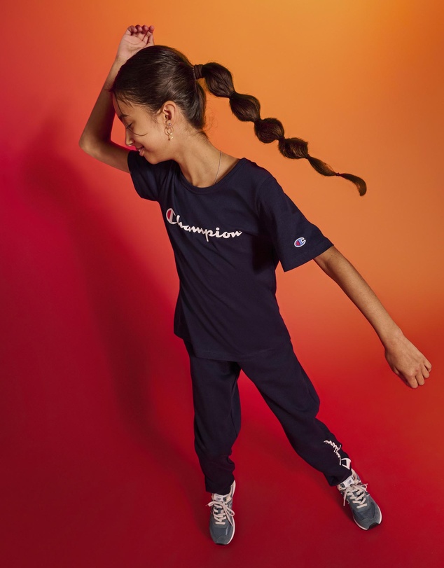 Champion - Champion Script Short Sleeve Tee - Kids-Teens