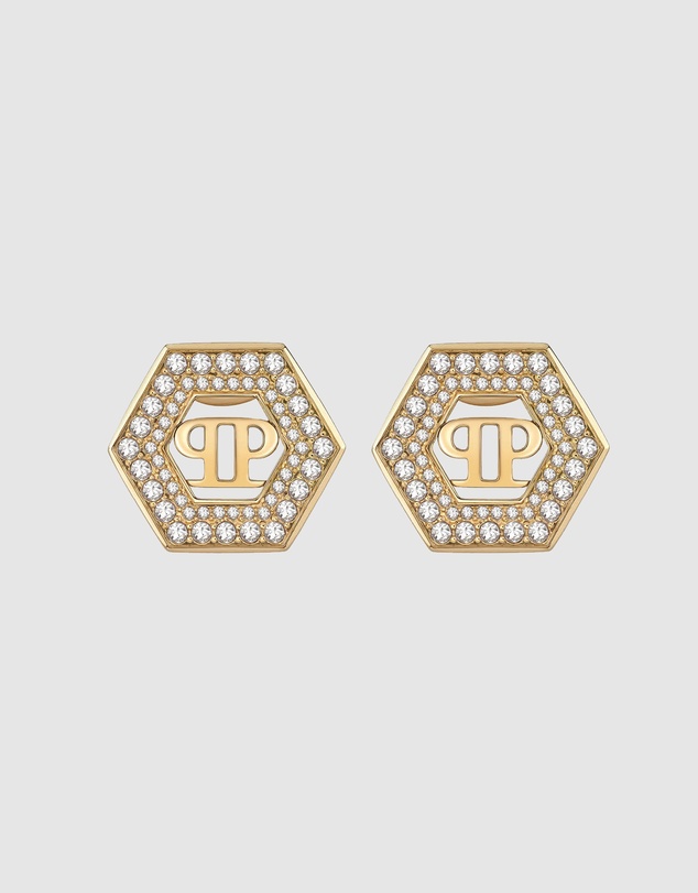 Philipp Plein - Legacy Gold-Tone Earrings