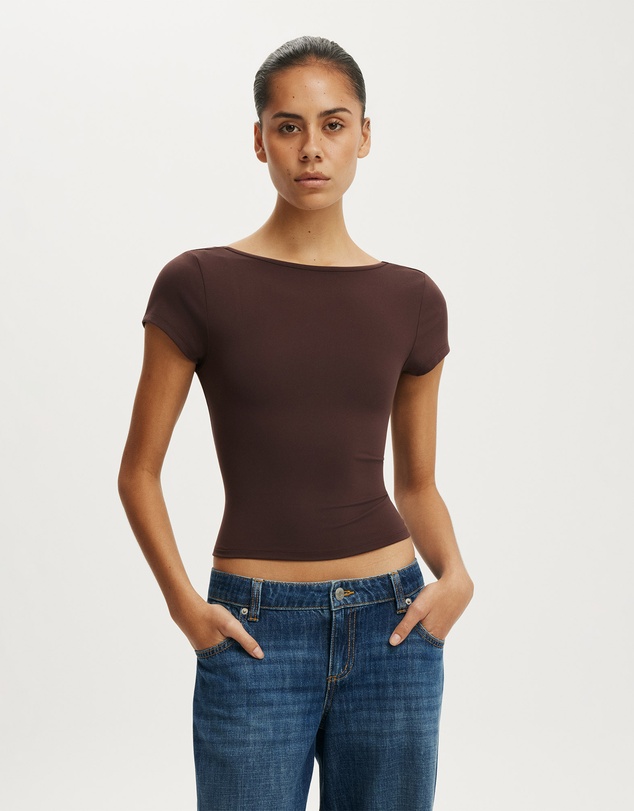 Cotton On - Hold Me Scoop Back Tee