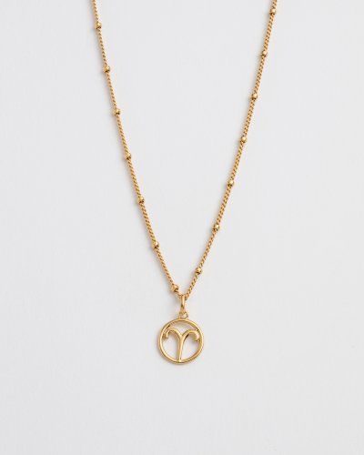 Aries Zodiac Necklace