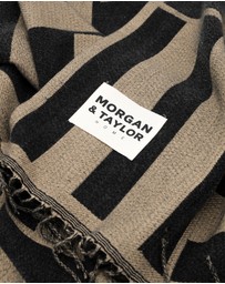 Morgan & Taylor - Anise Throw Blanket in Black