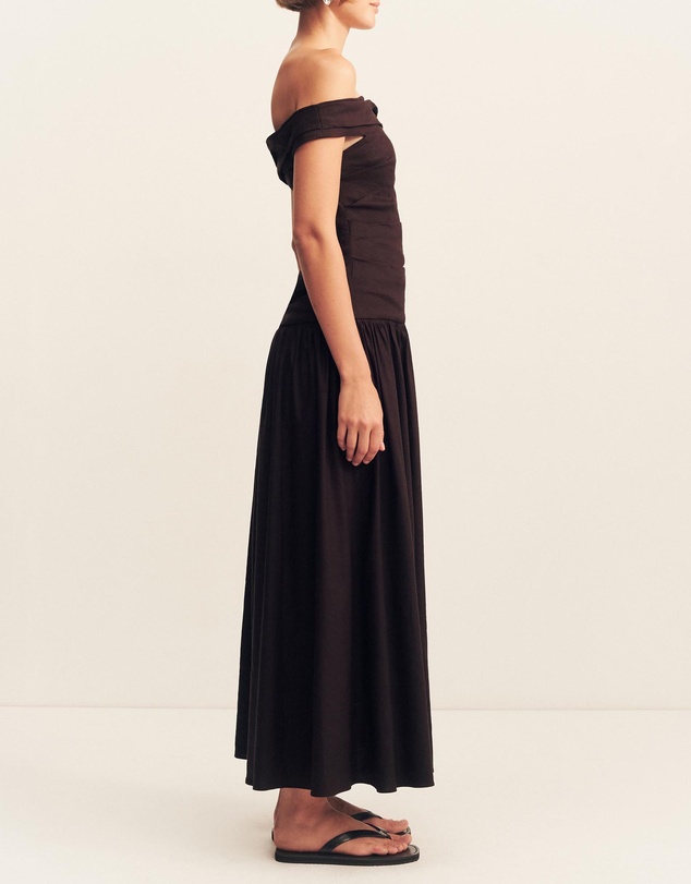 Shona Joy - Brooks Off Shoulder Maxi Dress