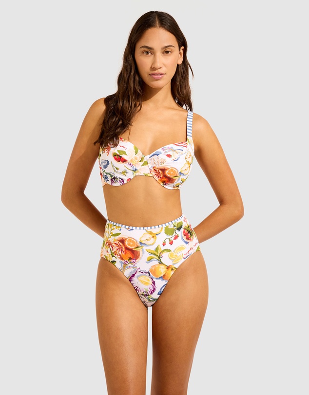 Seafolly - Riviera Coast High Waisted Bikini Bottom