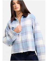 Subtitled - Nevada Plaid Oversized Jacket