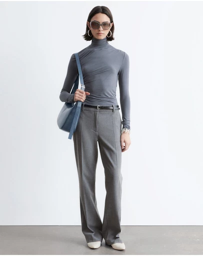 & Other Stories - Flared Press-Crease Trousers