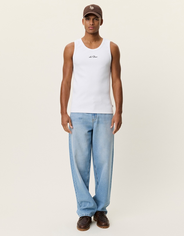 Les Deux - Arthur Logo Rib Tank Top