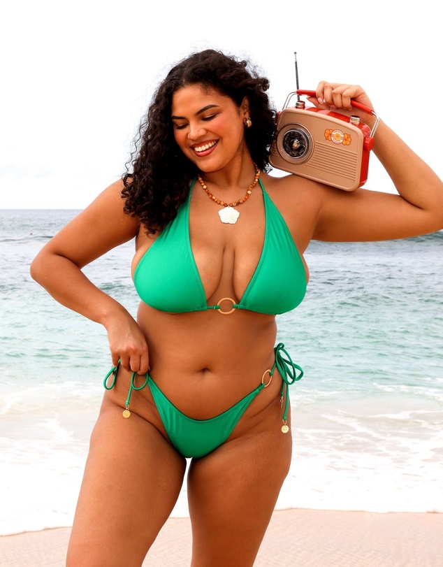Kulani Kinis - Ring Cheeky Tie Bikini Bottom