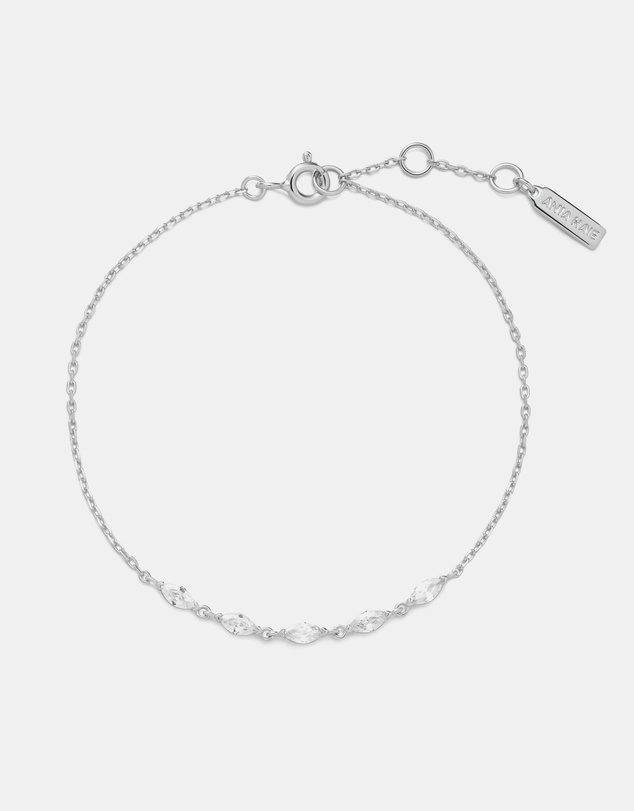 Ania Haie - Silver Quintet Marquise Bracelet