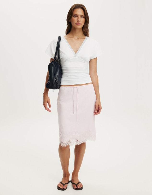 Cotton On - Benni Cinched Vee Tee