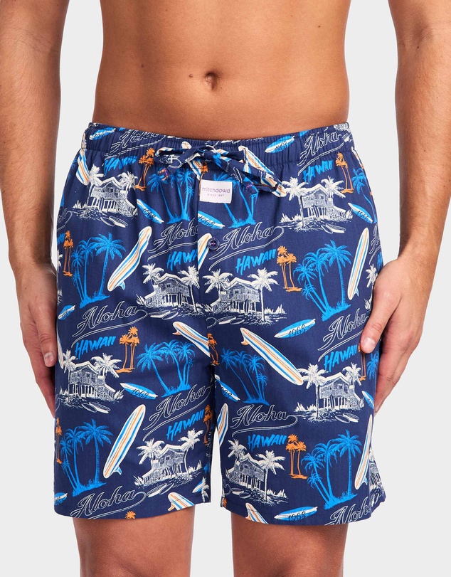 Mitch Dowd - Mitchdowd Surf 1968 Cotton Sleep Shorts 2 Pack