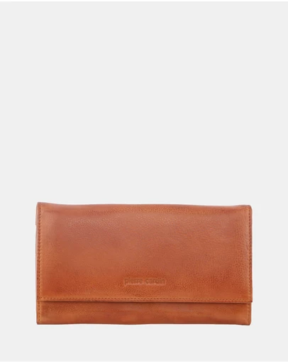 Pierre Cardin - Pierre Cardin Rustic Leather Ladies Wallet
