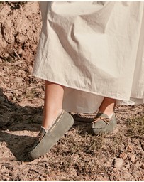 EVERAU - EverAU Ugg Miracle Moccasin Leather Upper Moccasins