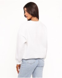 Petal & Pup - Ravello Costa Rica Sweatshirt - White