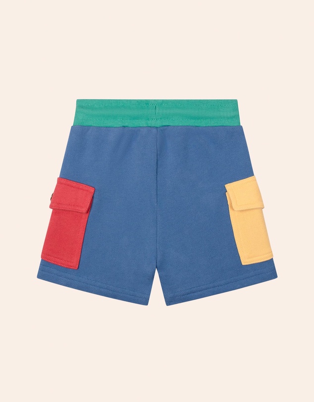 Huxbaby - Back To Kinder Colour Block Pocket Shorts - Babies-Kids