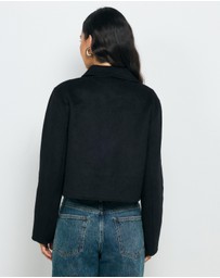 AERE - Lola Double Faced Wool Blend Coat
