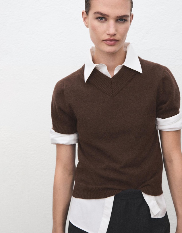 M.N.G - V-Neck Knit Sweater