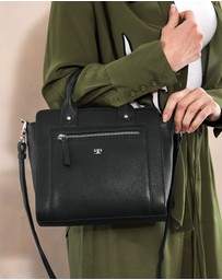 Pierre Cardin - Pierre Cardin Ladies Leather Mini Tote Crossbody Bag