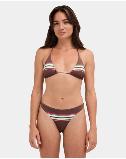 RVCA - Womens Darling Stripe Tri Bikini Top