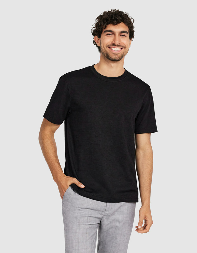 Tarocash - Richmond Textured T Shirt