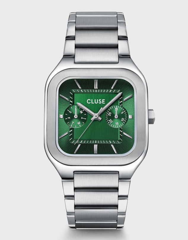 Cluse - Quadrus Multifunction Steel, Silver