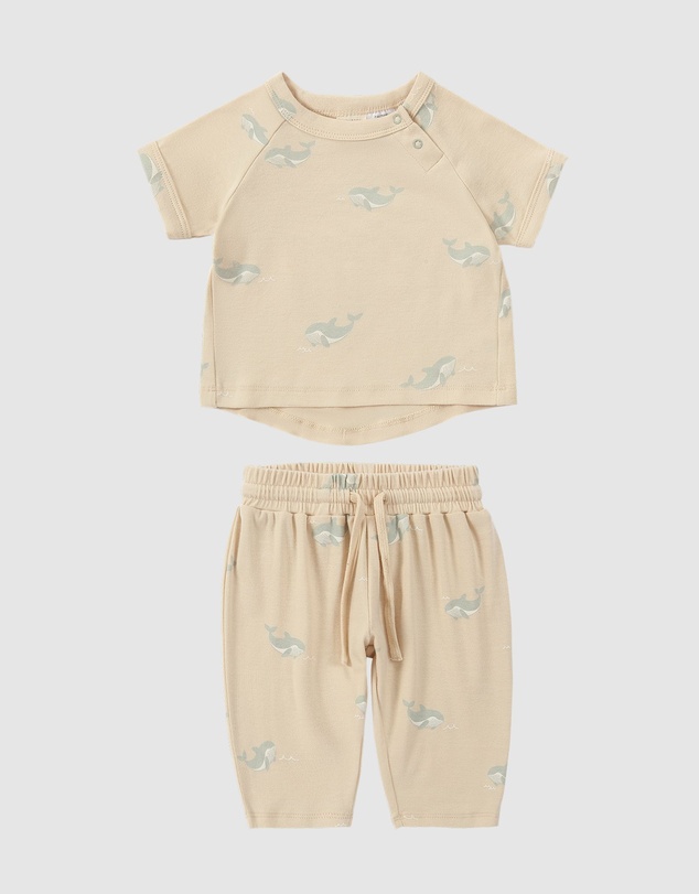 Susukoshi - Boxy Tee x Pant Set