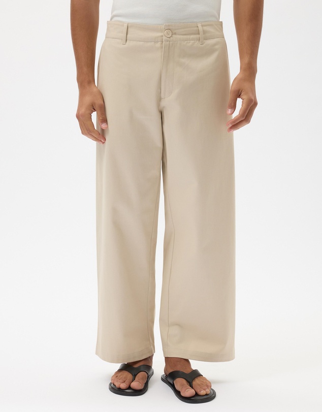 AERE - Relaxed Cropped Leg Chinos