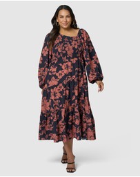 Something 4 Olivia - Lauren Asymmetric Midi Dress