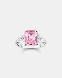 THOMAS SABO - Heritage Pink Silver Cocktail Ring