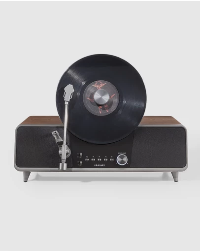 Crosley - Crosley Beck Automatic Vertical Record Player - Walnut