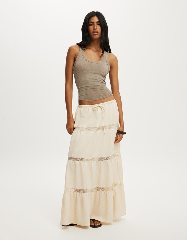 Cotton On - Haven Multi Tiered Maxi Skirt