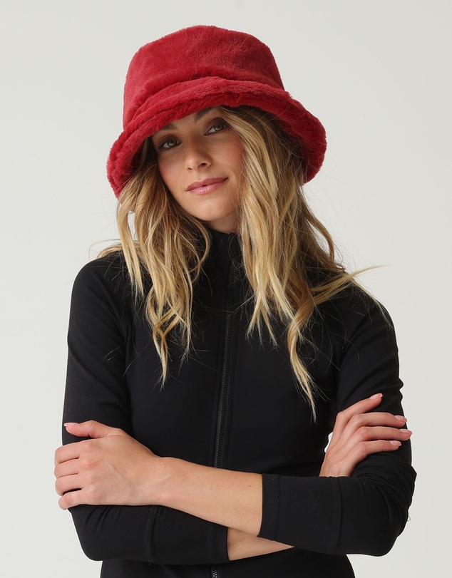 Morgan & Taylor - Carla Faux Fur Bucket Hat