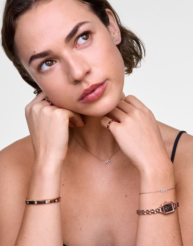 Daniel Wellington - Quadro Mini Arch 3-Link Amber Sunray RG