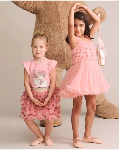 Huxbaby - Ballerina Huxette Frill Tee - Babies-Teens