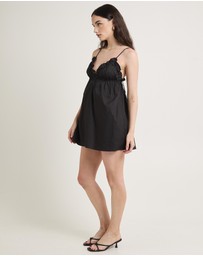 Subtitled - Gia Poplin Frill Mini Dress