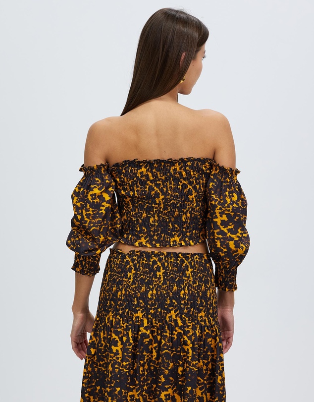 Third Form - Blur Out Off Shoulder Top