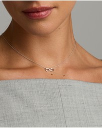 Michael Hill - Diamond Accent Infinity Necklace in Sterling Silver