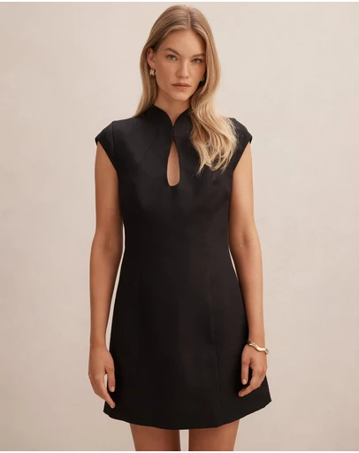 Forever New - Eliza Sculpted Linen Mini Dress