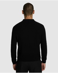 yd. - Angus Long Sleeve Polo Knit
