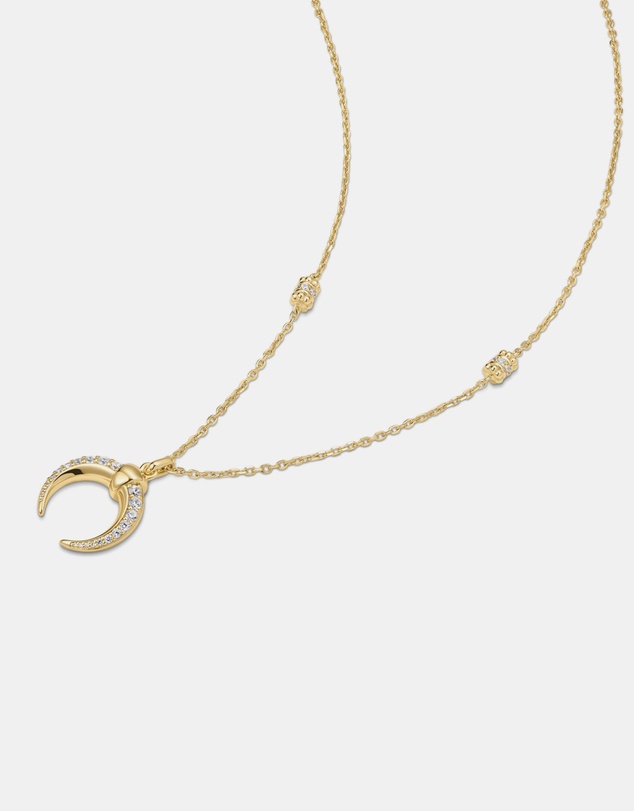 Ania Haie - Ania Haie Gold Reversible Horn Necklace
